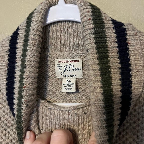 J. Crew Men’s Rugged Merino Wool Turtleneck Sweater - Picture 6 of 8